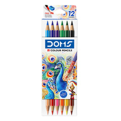 DOMS BI-Colour Pencils 12 Shades