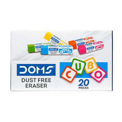 DOMS Dust Free Cubo Eraser 20 Pcs