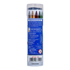 DOMS Plastic Crayons Tin Pack 14 Shades