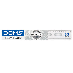 DOMS M-Tech Slim Scale Rulers 30 cms Pack of 10