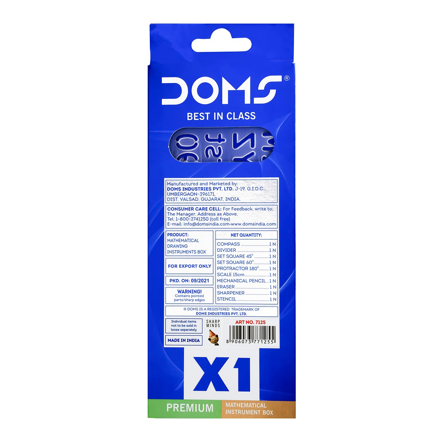 DOMS X1 Premium Math Instrument Box